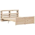 Miniatyrbilde 4 av 11: vidaXL Sengeramme med hodegavl 120x200 cm heltre furu