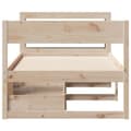 Miniatyrbilde 5 av 11: vidaXL Sengeramme uten madrass 100x200 cm heltre furu