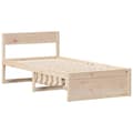 Miniatyrbilde 6 av 11: vidaXL Sengeramme uten madrass 100x200 cm heltre furu