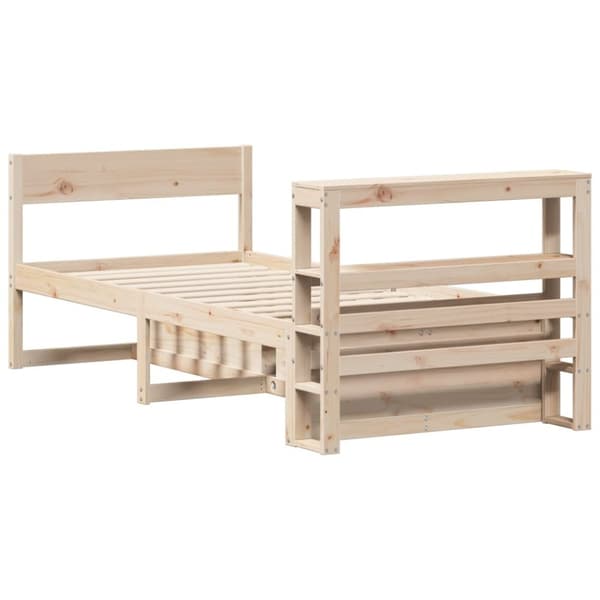 vidaXL Sengeramme uten madrass 100x200 cm heltre furu