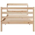 Miniatyrbilde 5 av 11: vidaXL Sengeramme med hodegavl 75x190 cm heltre furu