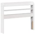 Miniatyrbilde 7 av 11: vidaXL Sengeramme med hodegavl hvit 100x200 cm heltre furu
