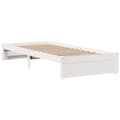 Miniatyrbilde 6 av 11: vidaXL Sengeramme med hodegavl hvit 100x200 cm heltre furu