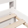 Miniatyrbillede 11 af 11: vidaXL Sengeramme med hovedgærde uden madras Hvid 180x200 cm