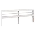 Miniatyrbilde 7 av 11: vidaXL Sengeramme med hodegavl hvit 180x200 cm heltre furu