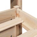 Miniatyrbilde 11 av 11: vidaXL Sengeramme med hodegavl 150x200 cm heltre furu