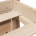 Miniatyrbilde 10 av 11: vidaXL Sengeramme med hodegavl 75x190 cm heltre furu