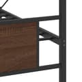 Miniatyrbillede 11 af 11: vidaXL sengeramme uden madras 160x200 cm metal brun egetræsfarve