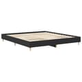 Miniatyrbilde 5 av 11: vidaXL Sengeramme uten madrass svart 200x200 cm konstruert tre