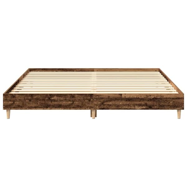 vidaXL Sengeramme uten madrass gammelt tre 200x200 cm konstruert tre