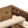 Miniatyrbilde 9 av 11: vidaXL Sengeramme uten madrass gammelt tre 200x200 cm konstruert tre