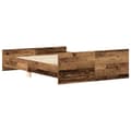 Miniatyrbilde 8 av 11: vidaXL Sengeramme uten madrass gammelt tre 150x200 cm konstruert tre