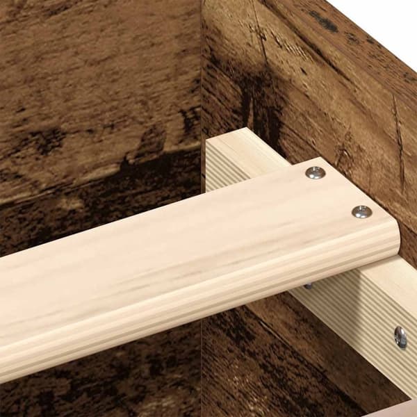 vidaXL Sengeramme uten madrass gammelt tre 150x200 cm konstruert tre