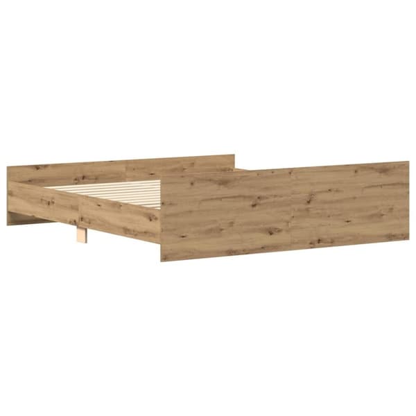 vidaXL sengestel uden madras 180x200 cm konstrueret træ kunsteg