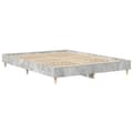 Miniatyrbillede 5 af 11: vidaXL sengestel uden madras 140x200 cm konstrueret træ betongrå