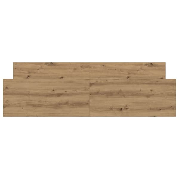 vidaXL Sengeramme uten madrass artisan eik 160x200 cm konstruert tre