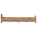 Miniatyrbilde 7 av 11: vidaXL Sengeramme uten madrass artisan eik 160x200 cm konstruert tre
