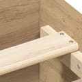 Miniatyrbilde 9 av 11: vidaXL Sengeramme uten madrass artisan eik 160x200 cm konstruert tre
