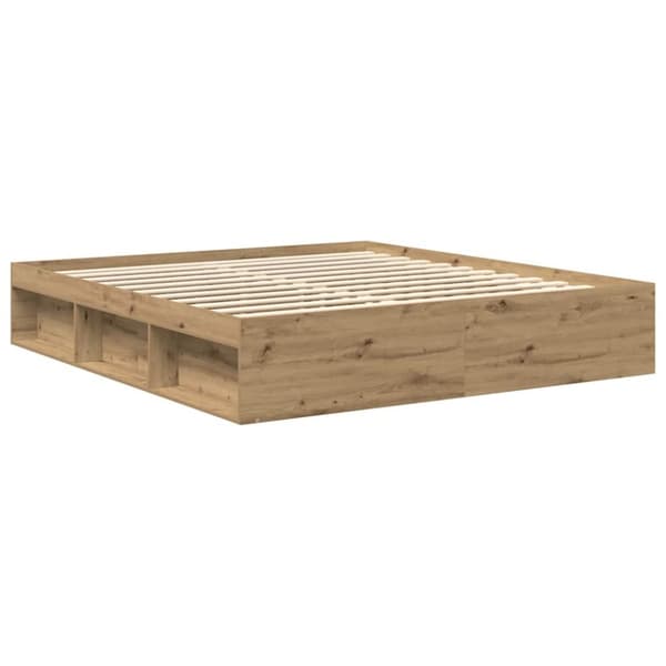 vidaXL sengestel uden madras 180x200 cm konstrueret træ kunsteg