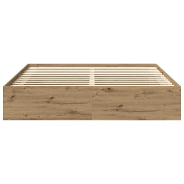 vidaXL sengestel uden madras 180x200 cm konstrueret træ kunsteg