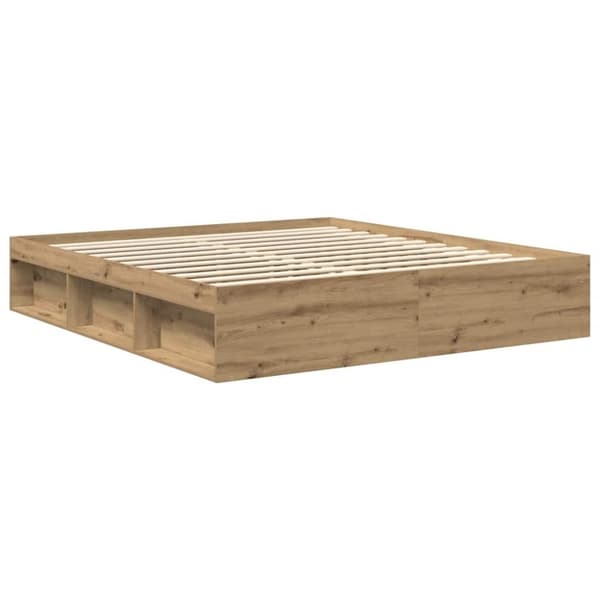 vidaXL sengestel uden madras 180x200 cm konstrueret træ kunsteg