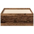 Miniatyrbilde 6 av 11: vidaXL Sengeramme uten madrass gammelt tre 90x190 cm konstruert tre