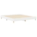 Miniatyrbilde 5 av 11: vidaXL Sengeramme uten madrass hvit 180x200 cm konstruert tre