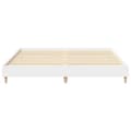Miniatyrbilde 6 av 11: vidaXL Sengeramme uten madrass hvit 180x200 cm konstruert tre