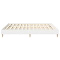 Miniatyrbilde 7 av 11: vidaXL Sengeramme uten madrass hvit 180x200 cm konstruert tre