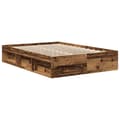 Pikkukuva 5 / 11: vidaXL Sängynrunko ilman patjaa vanha puu 160x200 cm tekninen puu