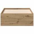 Miniatyrbilde 6 av 11: vidaXL Sengeramme uten madrass artisan eik 100x200 cm konstruert tre