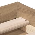 Miniatyrbilde 9 av 11: vidaXL Sengeramme uten madrass artisan eik 100x200 cm konstruert tre