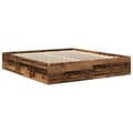 Miniatyrbilde 8 av 10: vidaXL Sengeramme uten madrass gammelt tre 180x200 cm konstruert tre