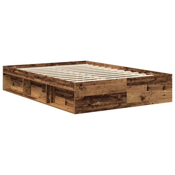 vidaXL Sengeramme uten madrass gammelt tre 140x200 cm konstruert tre