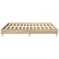 Miniatyrbilde 7 av 10: vidaXL Sengeramme uten madrass sonoma eik 180x200 cm konstruert tre