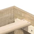 Miniatyrbilde 9 av 10: vidaXL Sengeramme uten madrass sonoma eik 180x200 cm konstruert tre