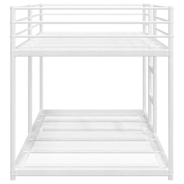 vidaXL køjeseng uden madras 90x190 cm stål hvid