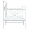 Miniatyrbillede 7 af 11: vidaXL daybed uden madras 80x200 cm stål hvid