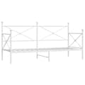 Miniatyrbillede 1 af 11: vidaXL daybed uden madras 80x200 cm stål hvid