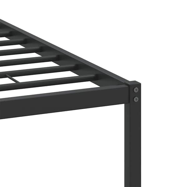 vidaXL sengeramme 137x190 cm uden madras konstrueret træ røget eg