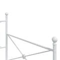 Miniatyrbillede 9 af 11: vidaXL daybed uden madras 107x203 cm stål hvid