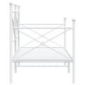 Miniatyrbillede 7 af 11: vidaXL daybed uden madras 75x190 cm stål hvid