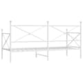 Miniatyrbillede 8 af 11: vidaXL daybed uden madras 75x190 cm stål hvid