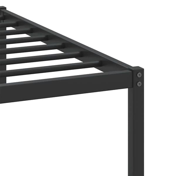 vidaXL Sängynrunko ilman patjaa savutammi 100x190 cm tekninen puu