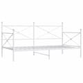Miniatyrbilde 3 av 11: vidaXL Dagseng uten madrass hvit 107x203 cm stål