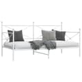 Miniatyrbilde 5 av 11: vidaXL Dagseng uten madrass hvit 107x203 cm stål
