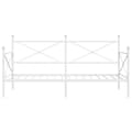Miniatyrbillede 6 af 11: vidaXL daybed uden madras 100x200 cm stål hvid