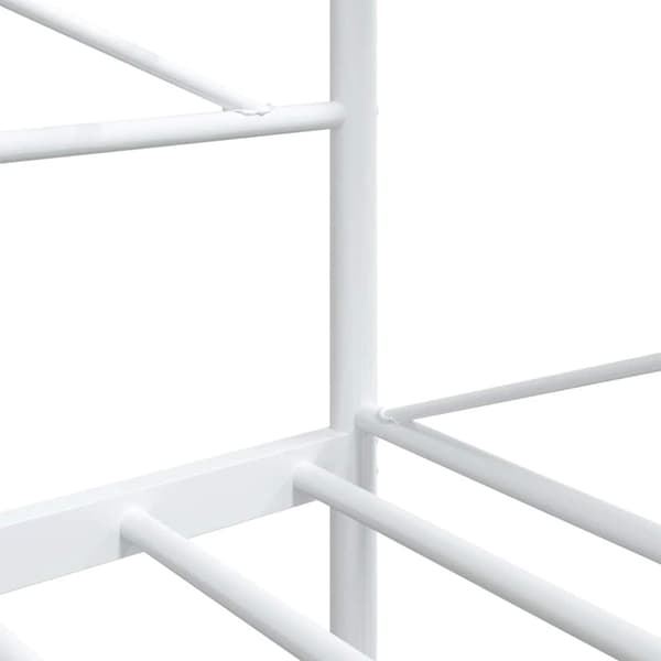 vidaXL daybed uden madras 100x200 cm stål hvid