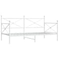 Miniatyrbillede 1 af 11: vidaXL daybed uden madras 100x200 cm stål hvid
