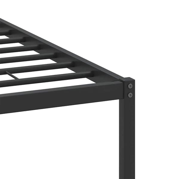 vidaXL Sengeramme uten madrass røkt eik 120x200 cm konstruert tre